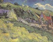 Vincent Van Gogh Thatched Cottages (nn04) Sweden oil painting artist